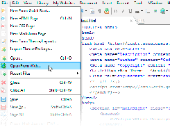 CoffeeCup HTML Editor Screenshot 1