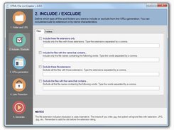 HTML File List Creator Screenshot 2