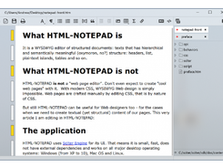 HTML-NOTEPAD Screenshot 1