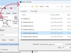 HTML on Word Screenshot
