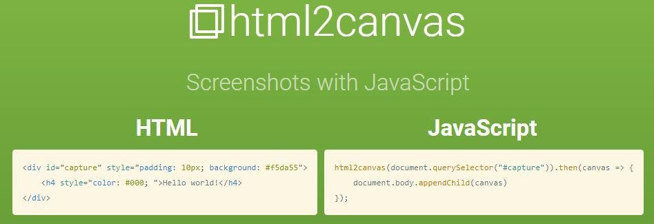 html2canvas :: Распознавание изображений