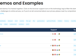 HTML5 Demos and Examples Screenshot 1