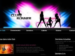 HTML5 editor - "Club Runner" Theme