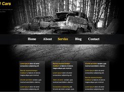 HTML5 editor - "Old Cars" Theme