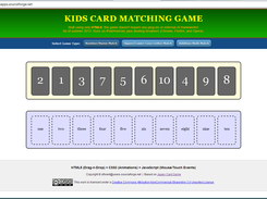HTML5 Kids Card Game