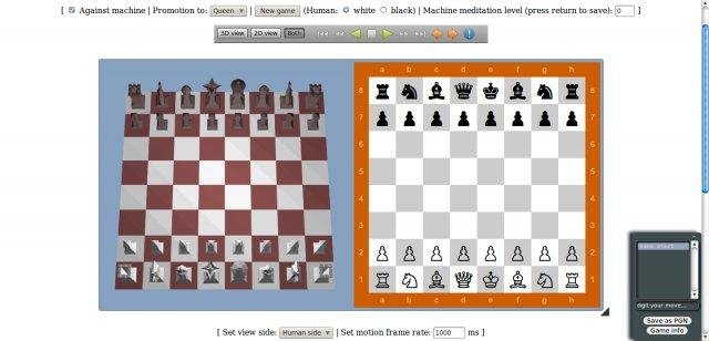 htmlchess – Um jogo de xadrez em 2D e 3D feito com HTML5 – Wwwhat's new? –  Aplicações e tecnologia