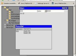 Shows a Tree, Menu and two Window components