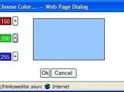 Color chooser dialog