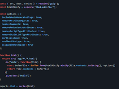 HTMLMinifier Screenshot 1