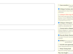 HTMLMinifier Screenshot 2