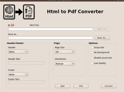 Html to Pdf Converter Screenshot 1