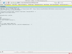 An image showing the full page souce code