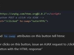 htmx Screenshot 1