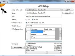 API Setup Screen