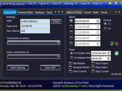 Virtual Wifi Manager & Alarm Timer