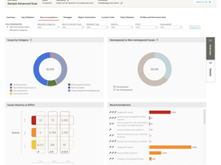 Recommendations Dashboard of an Advanced Scan