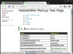 Habitat Markup Test Page