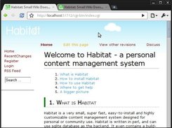 Habitat homepage