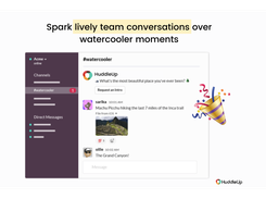 Bring teams together for lively conversations