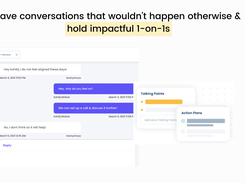 Hold conversations & impactful 1-on-1s