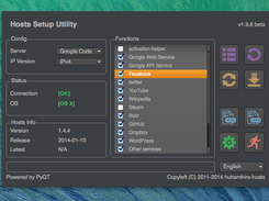 Hosts Setup Utility