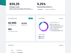 Participant Portal - Dashboard