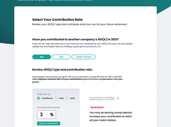 Employee Dashboard - Contributions