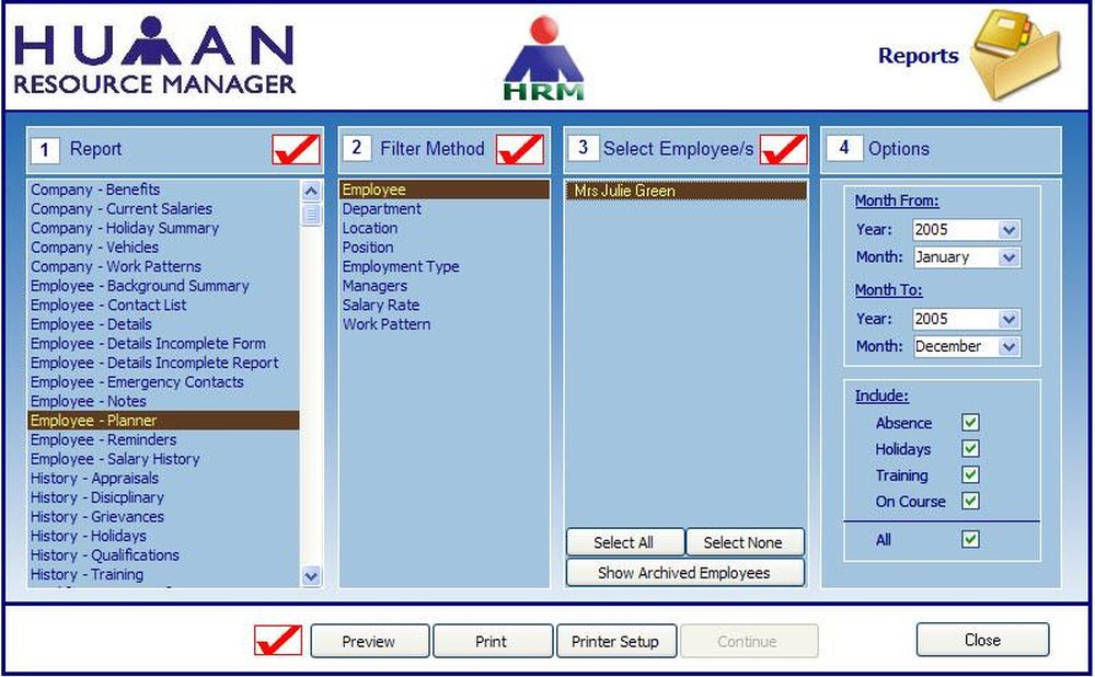 Human Resource Manager Screenshot 1