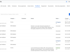 HR Module - Employee - Feedbacks