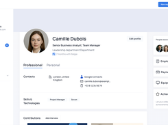 Workspace Module - Profile overview