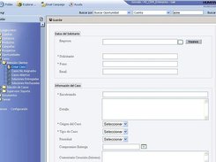 Create Case screen