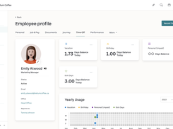 Time off employee profile