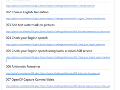 100+ Python Projects Challenge Screenshot 1