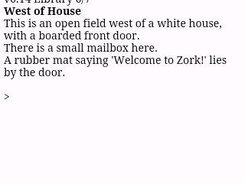 Welcome to Zork