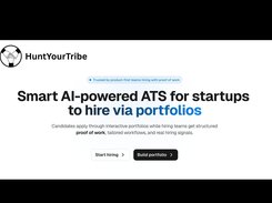 I-powered ATS for startups to hire faster via proof-of-work portfolios