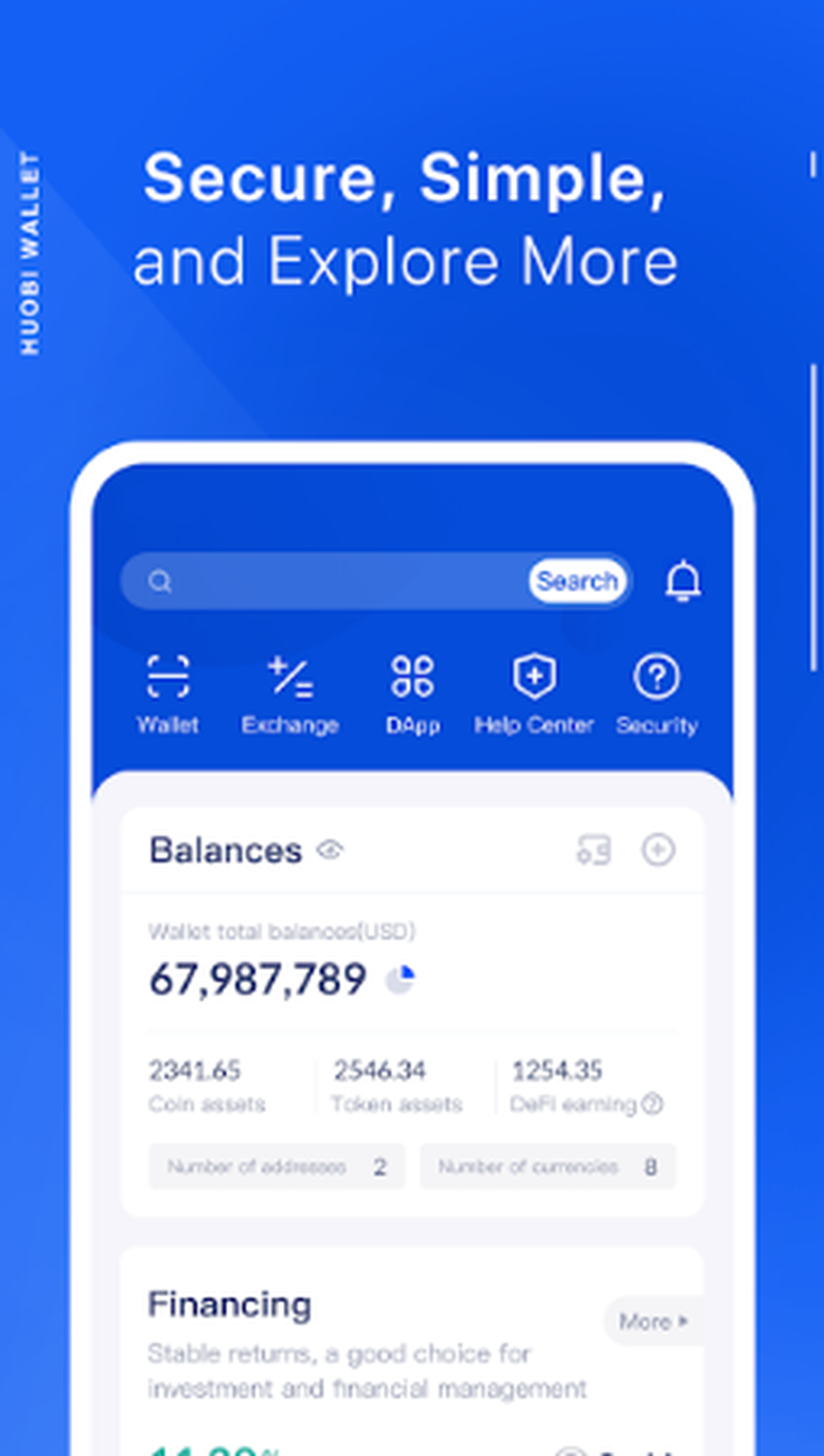 Huobi Wallet Screenshot 1