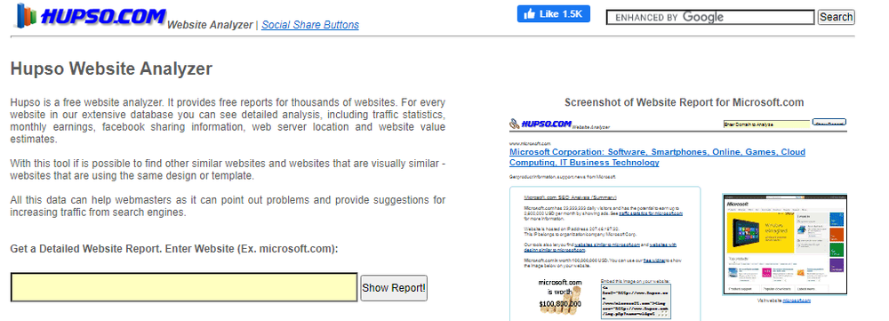 Hupso Screenshot 1