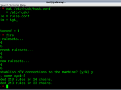 Husk configuration file and compiling rules using 'fire' script