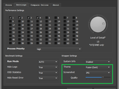 Settings Page