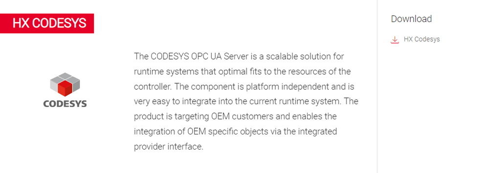 HX CODESYS Screenshot 1