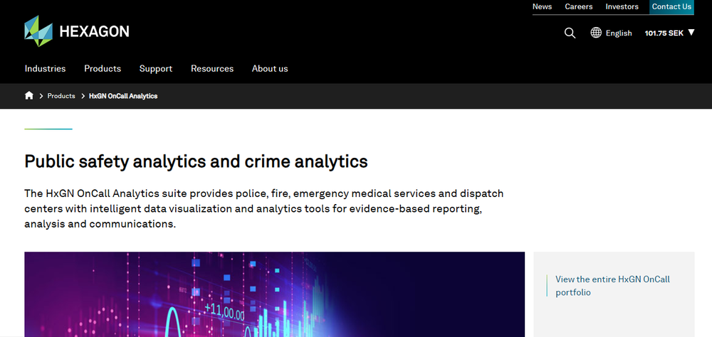 HxGN OnCall Analytics Screenshot 1