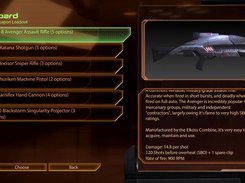 New weapon descriptions