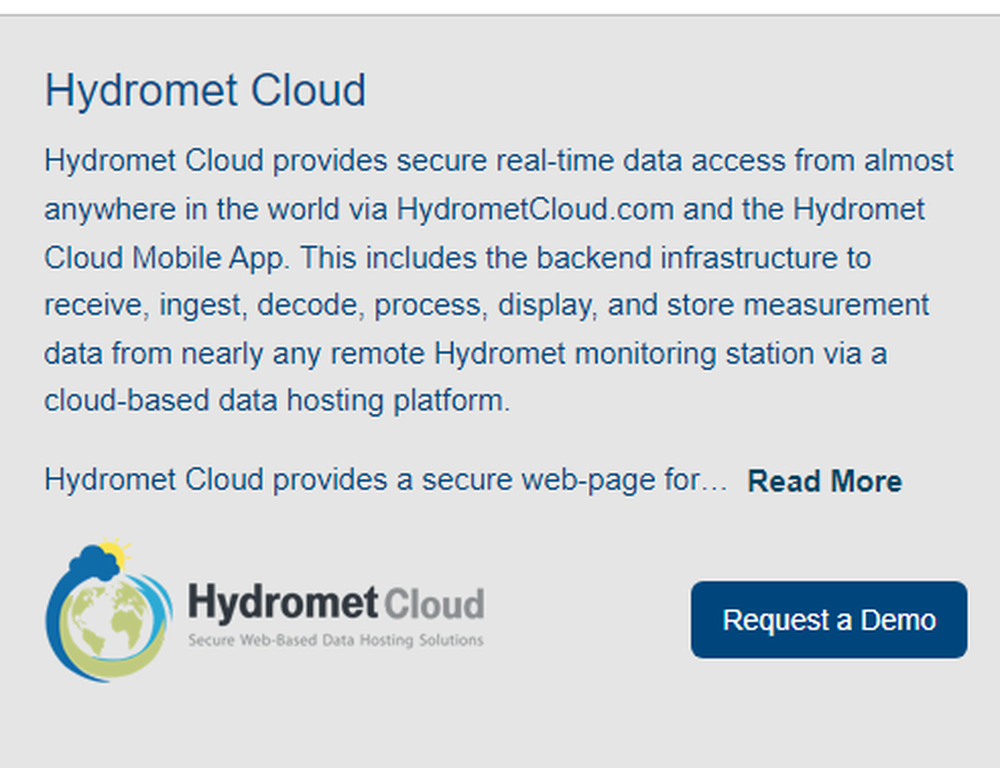 Hydromet Cloud Screenshot 1
