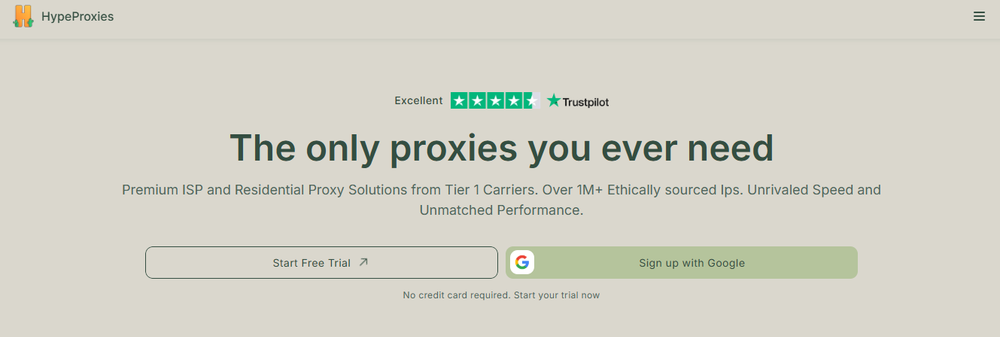 HypeProxies Screenshot 1