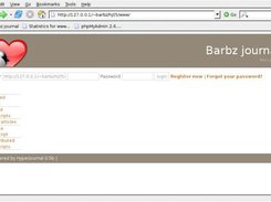HyperJournal Home Page - Theme "Light"