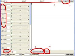 GUI for motion capture & run.