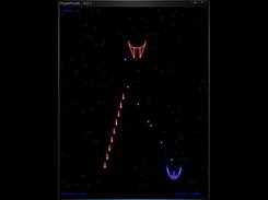 Player fighting "Red guardian" (wave 1 boss)