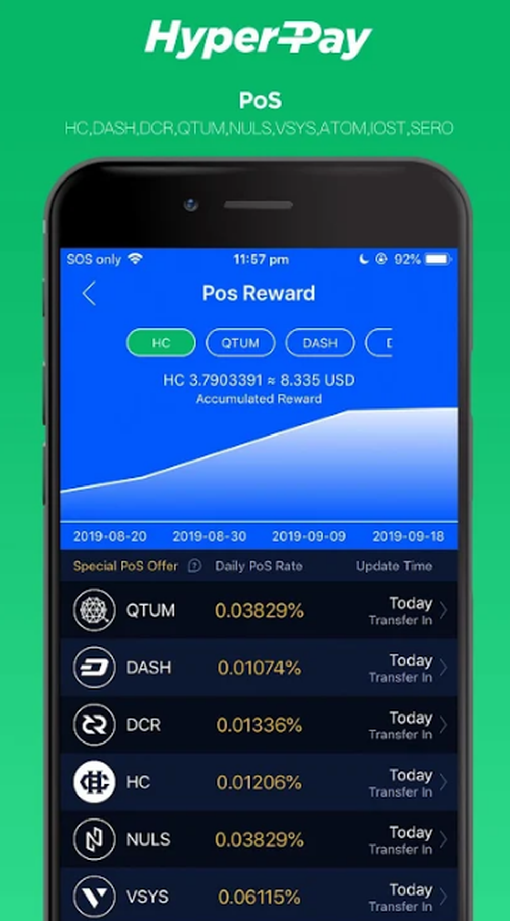 HyperPay Wallet Screenshot 1