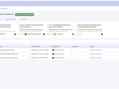 Hyperproof is built to reduce administrative overhead from the entire evidence collection and management process. Instead of searching through different emails, file storage systems, and Slack messages to locate an evidence file, you can upload all of your evidence into Hyperproof, link evidence to controls across multiple programs and multiple requirements, and retrieve the right file instantaneously through search function. By using Hyperproof, you will have a record of all former audits, both internal and external. You’ll be able to use labels to group your evidence by domain. Hyperproof captures metadata, so new employees (or someone new to a particular audit) can use that information to have an immediate impact on preparation activities. They will know where artifacts were sourced, when they were prepared for the last audit, and by whom. It will significantly reduce the amount of time and effort typically required in the course of an audit to collect all the necessary information.