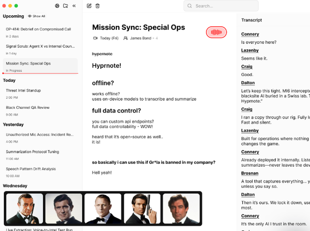 Hyprnote Screenshot 1